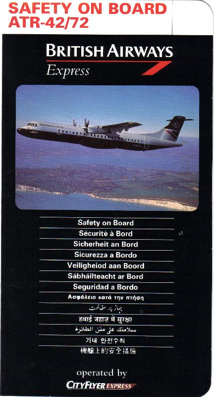 British Airways Express operated by CITIFLYER EXPR ATR-42/72