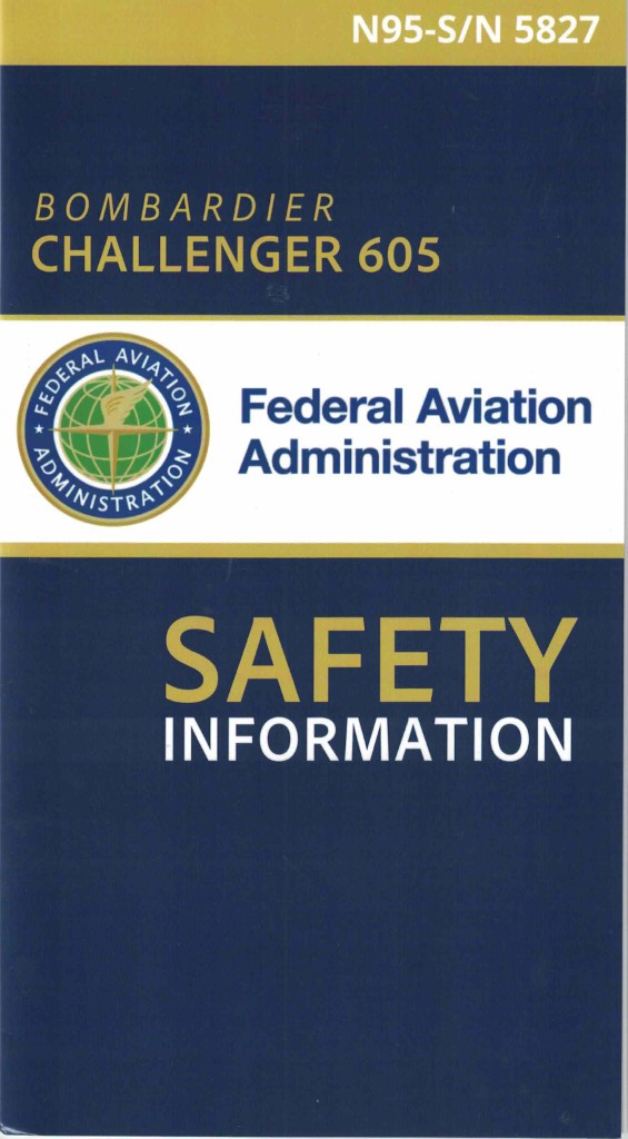 Federal Aviation Administration CHALLENGER 605