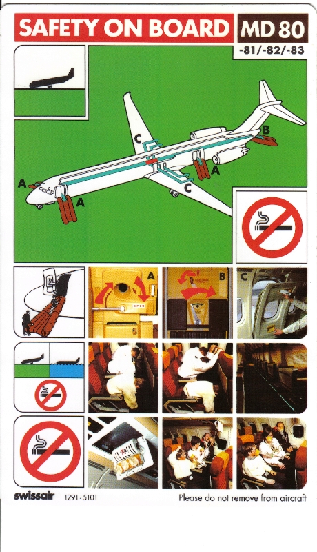 swissair MD 80-81/-82/-82