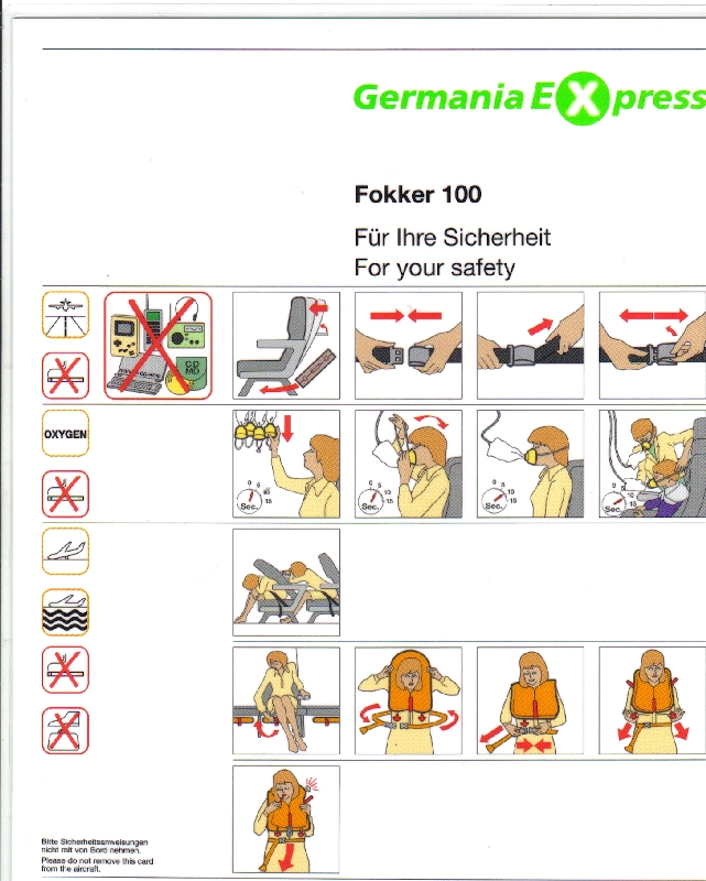 Germania Express Fokker 100