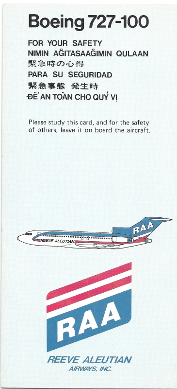 Reeve Aleutian Airways B727-100