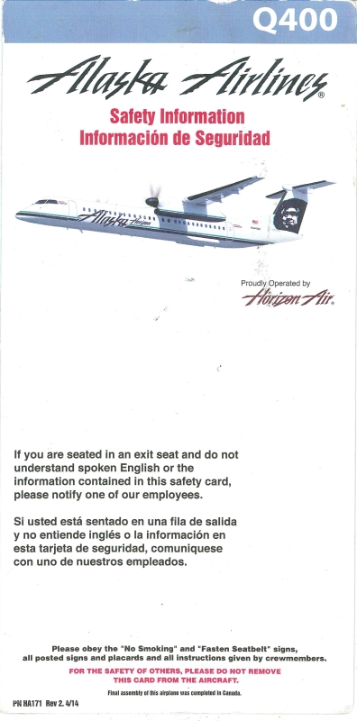 Alaska Airlines Q400