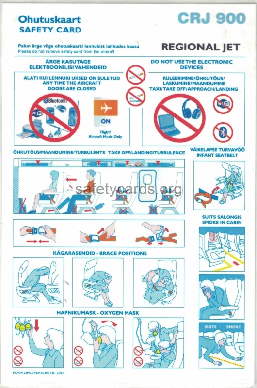 safety card
