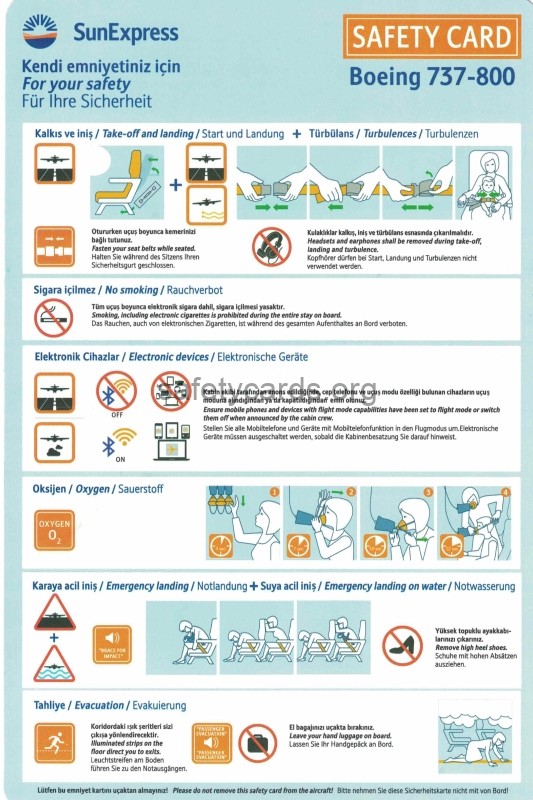 safety card