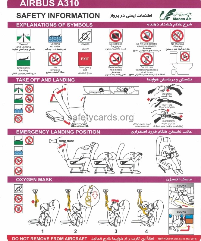 safety card