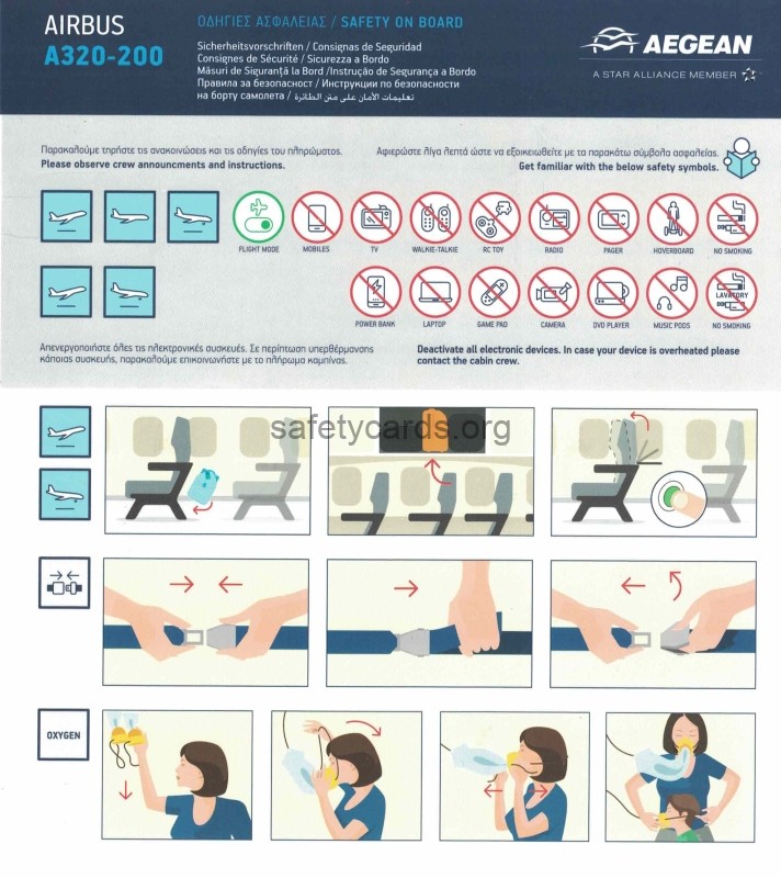 safety card