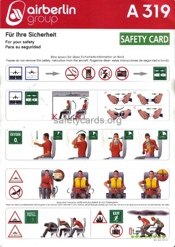 safety card