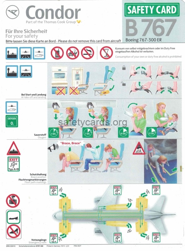 safety card