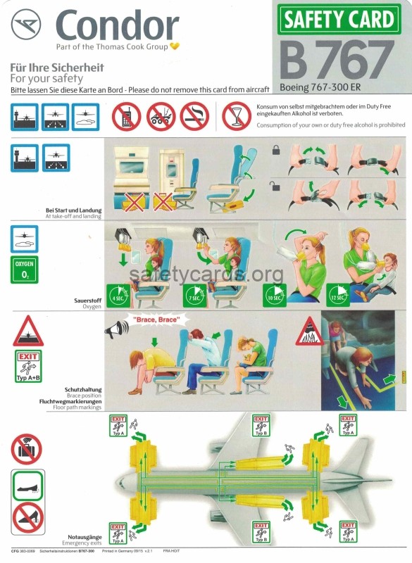 safety card