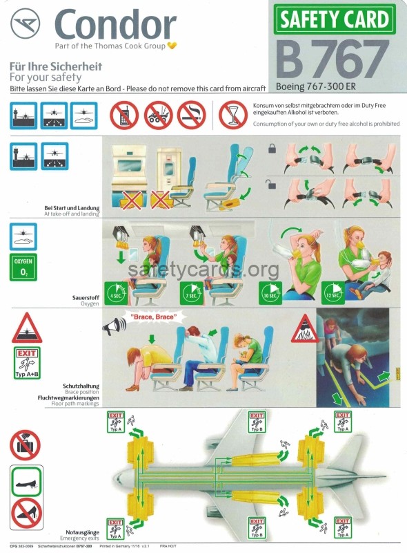 safety card
