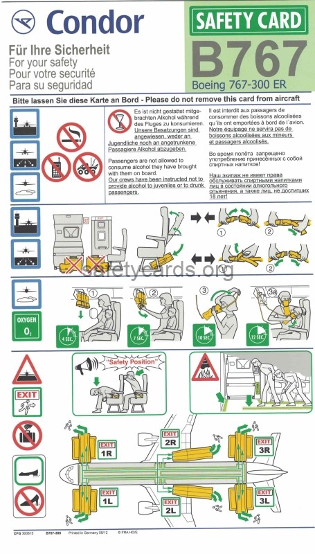 safety card