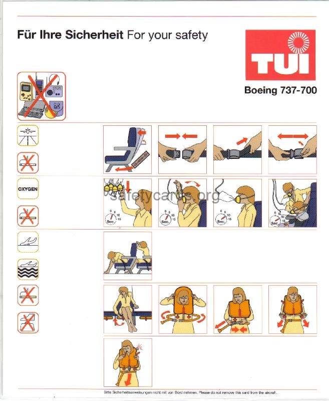 safety card