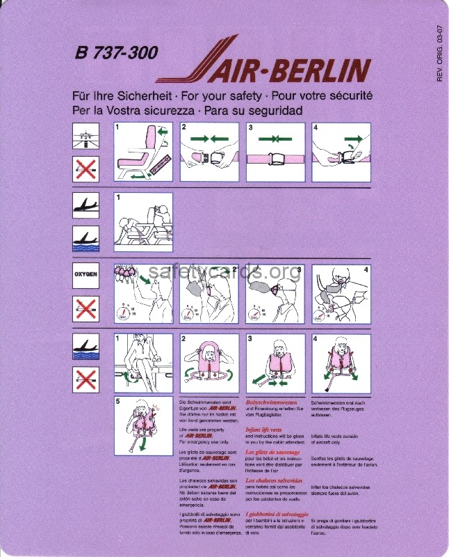 safety card