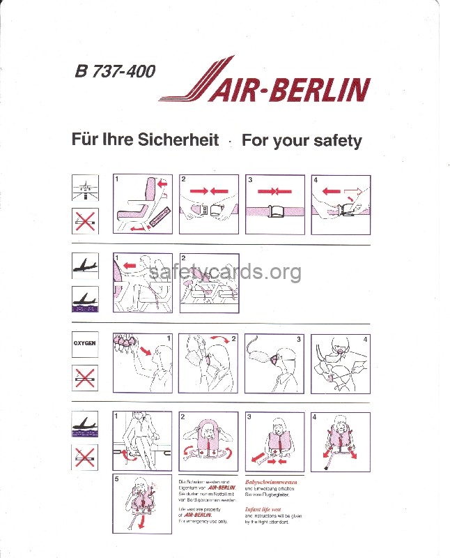 safety card