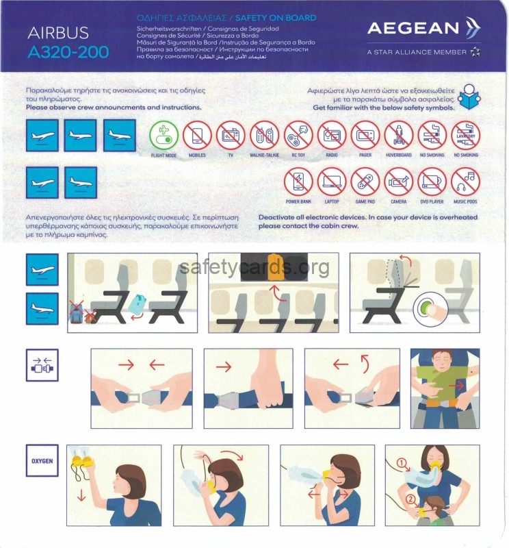 safety card