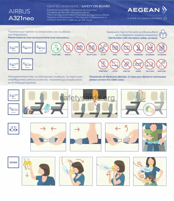 safety card