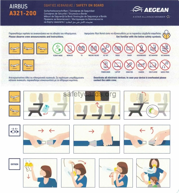 safety card