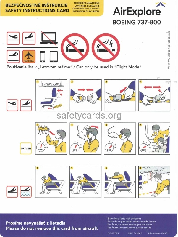 safety card