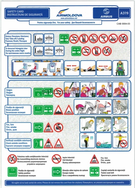 safety card