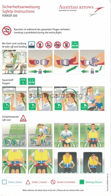 safety card