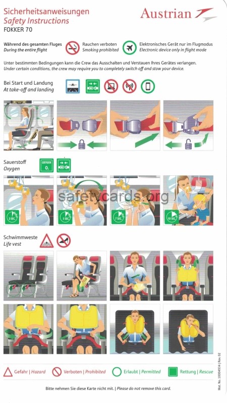 safety card
