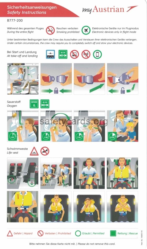 safety card