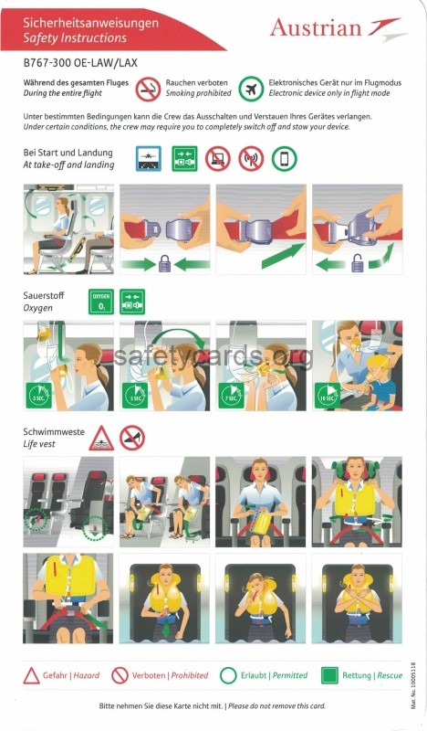 safety card