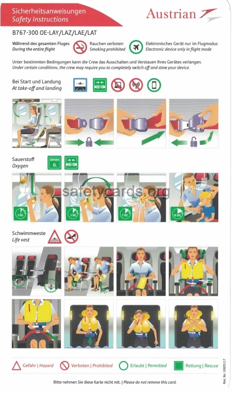 safety card