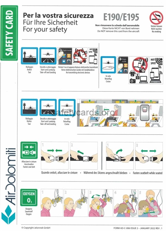 safety card