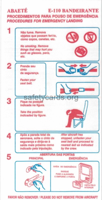 safety card