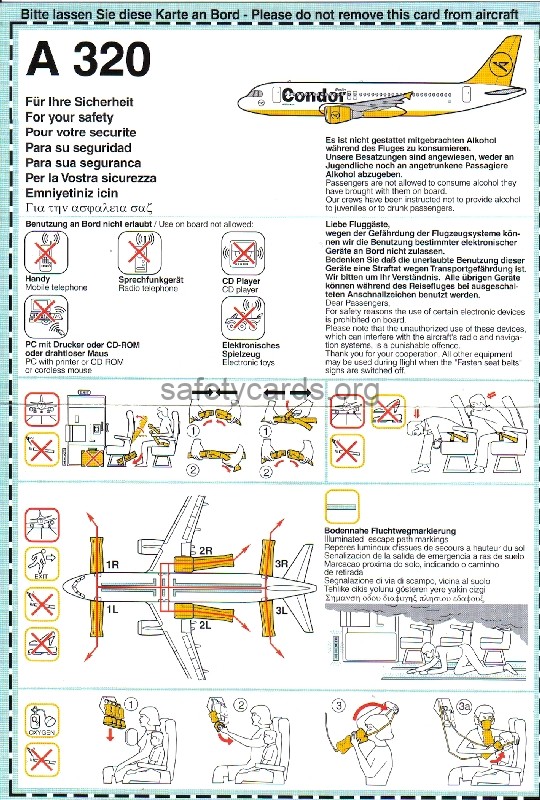 safety card
