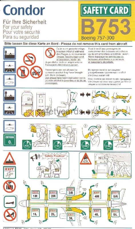 safety card