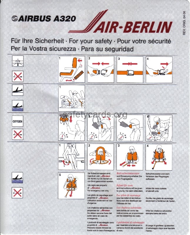 safety card