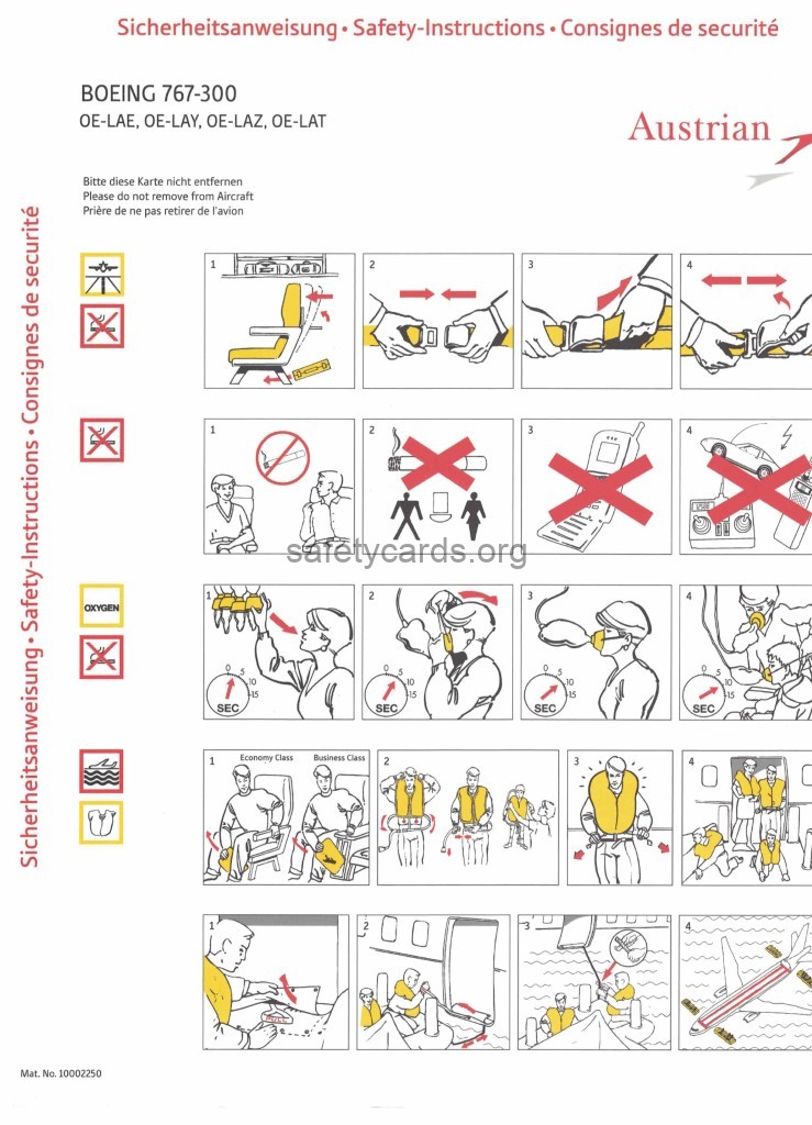 safety card