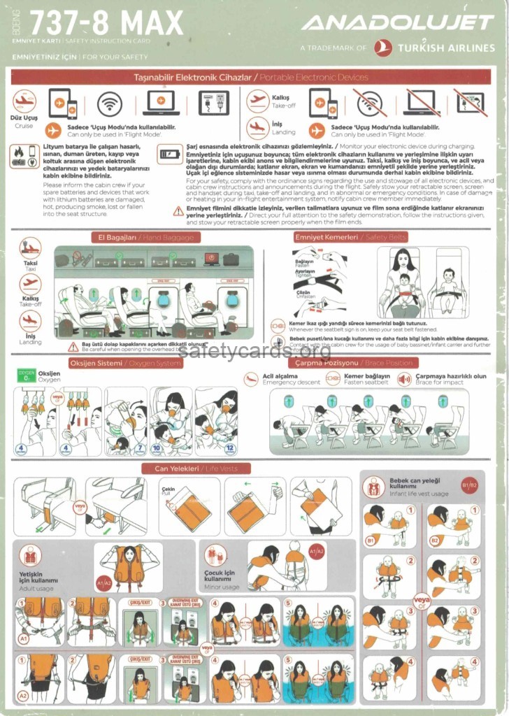 safety card