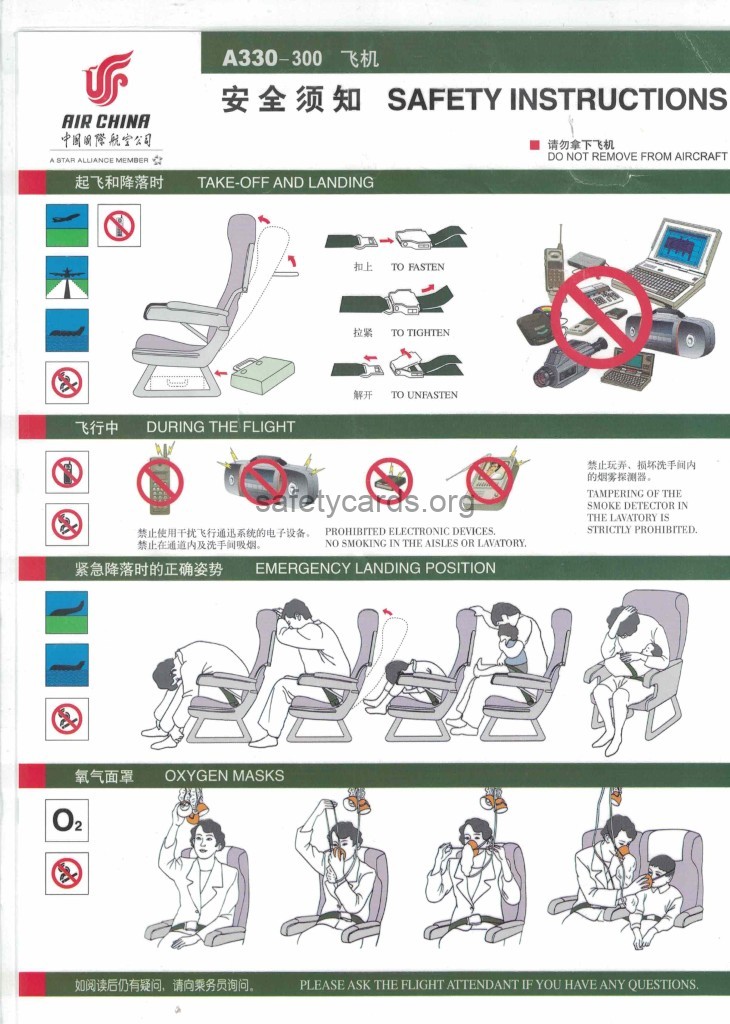 safety card