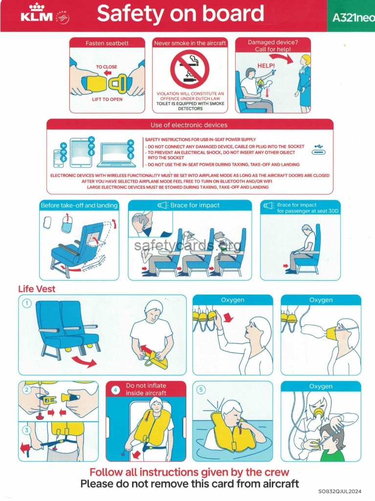 safety card