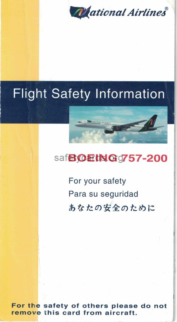 safety card