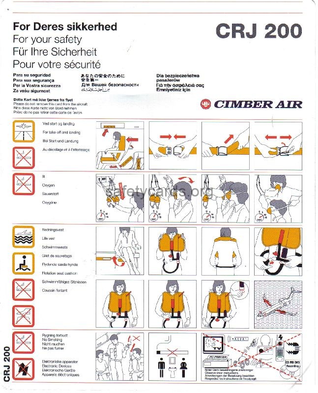 safety card