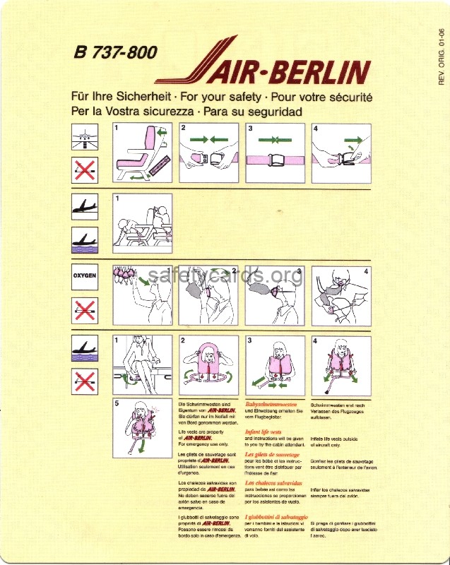 safety card