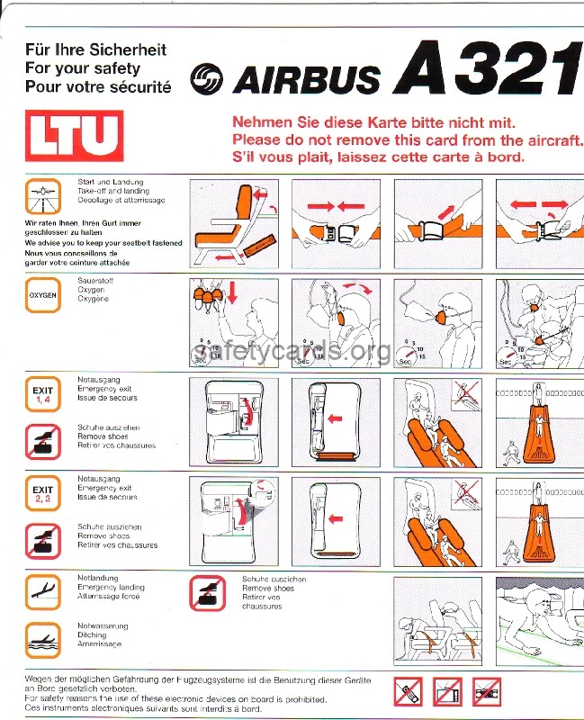 safety card