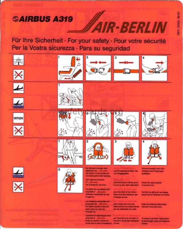 safety card
