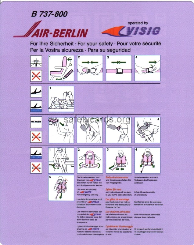 safety card