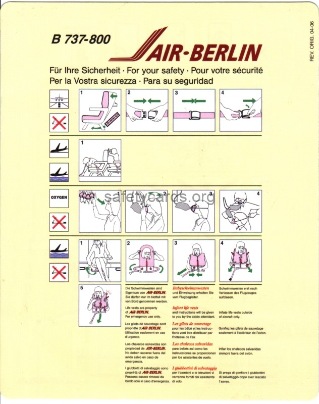 safety card