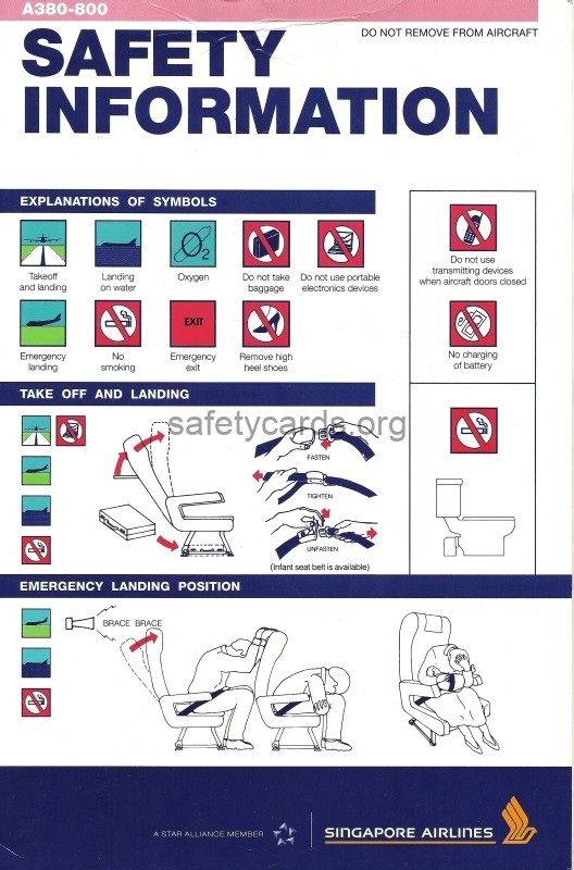 safety card