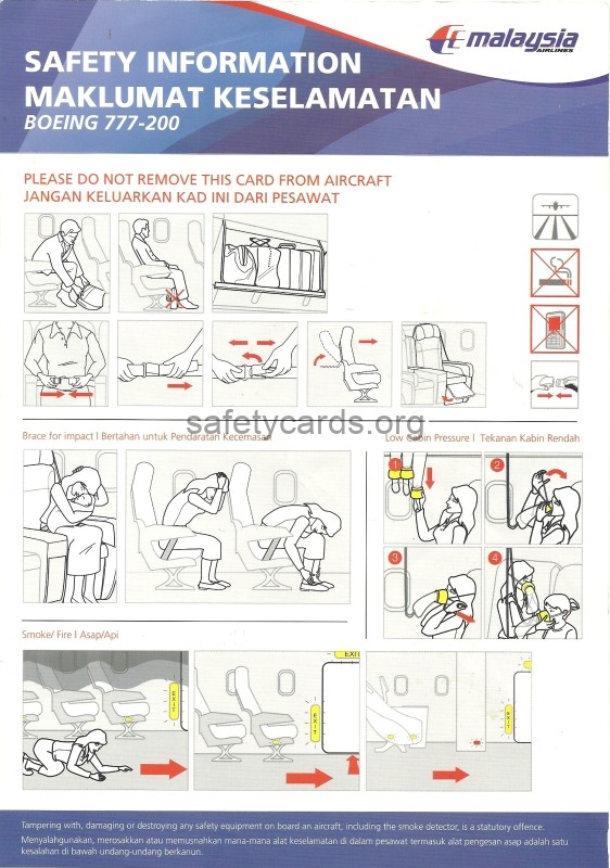 safety card