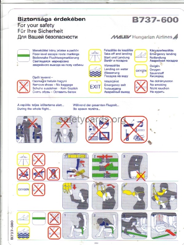 safety card