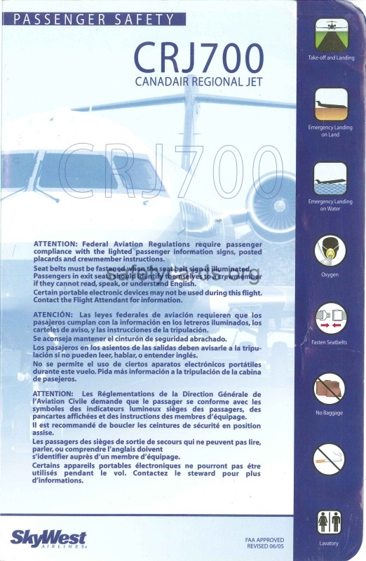 safety card