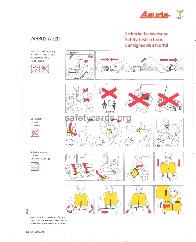 safety card