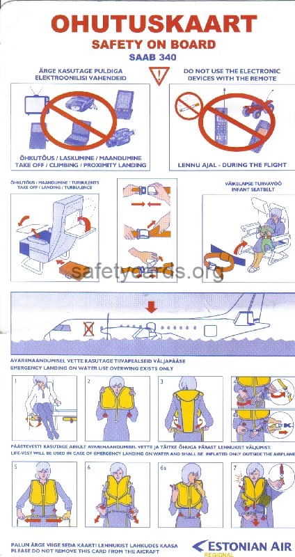 safety card